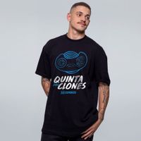CAMISETA OVERSIZED PRETA - QUINTA DOS CLONES