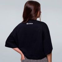 CROPPED OVERSIZED PRETO - REVISTAS DE VIDEOGAME