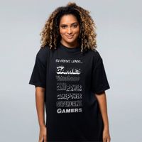 CAMISETA OVERSIZED PRETA - REVISTAS DE VIDEOGAME