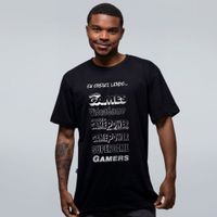 CAMISETA PRETA - REVISTAS DE VIDEOGAME