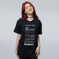 CAMISETA PRETA - REVISTAS DE VIDEOGAME