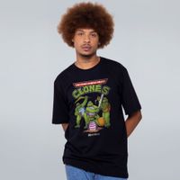 CAMISETA PRETA - TARTARUGAS CHINESAS
