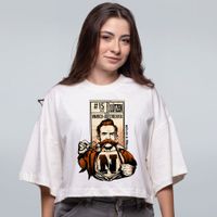 CROPPED OVERSIZED OFF WHITE - ANARCO-ARISTOCRATA