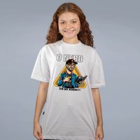 CAMISETA OVERSIZED OFF WHITE - O NERD TEM QUE ACABAR