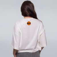 CROPPED OVERSIZED OFF WHITE - OTAKU TEM QUE ACABAR