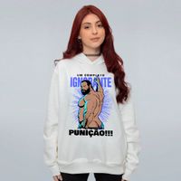 MOLETOM OFF WHITE - PUNIÇÃO