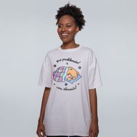 CAMISETA OVERSIZED OFF WHITE - QUE PROBLEMÃO