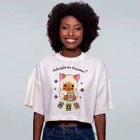 CROPPED OVERSIZED OFF WHITE - INTUIÇÃO OU TRAUMA