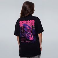 CAMISETA OVERSIZED PRETA - MACHINE EVOLUTION