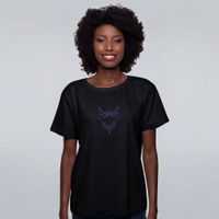 CAMISETA PRETA - NEON DRAGON