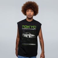 REGATA OVERSIZED PRETA - TOKYO SIDEWAYS