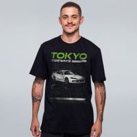CAMISETA PRETA - TOKYO SIDEWAYS