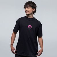 CAMISETA OVERSIZED PRETA - TOKYO SHRINE