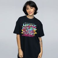 CAMISETA OVERSIZED PRETA - ALQUIMISTA HEHE FRENTE