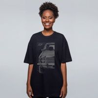 CAMISETA OVERSIZED PRETA - KARAVAN OUTLINE