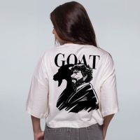 CROPPED OVERSIZED OFF WHITE - GOAT SINISTRO