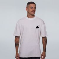 CAMISETA OVERSIZED OFF WHITE - GOAT SINISTRO