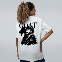 CAMISETA OVERSIZED OFF WHITE - GOAT SINISTRO