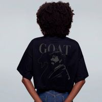 CROPPED OVERSIZED PRETO - GOAT SINISTRO