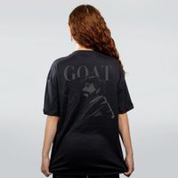 CAMISETA OVERSIZED PRETA - GOAT SINISTRO