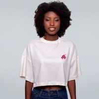 CROPPED OVERSIZED OFF WHITE - GOAT ROSA