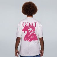 CAMISETA OVERSIZED OFF WHITE - GOAT ROSA