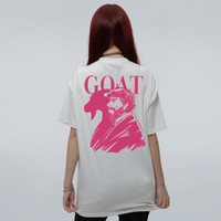 CAMISETA OVERSIZED OFF WHITE - GOAT ROSA