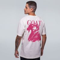 CAMISETA OFF WHITE - GOAT ROSA