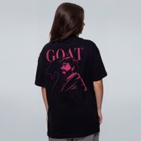 CAMISETA OVERSIZED PRETA - GOAT ROSA