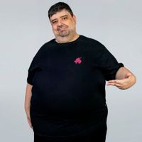 CAMISETA PRETA - GOAT ROSA
