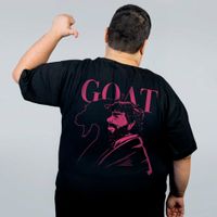 CAMISETA PRETA - GOAT ROSA