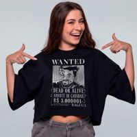 CROPPED OVERSIZED PRETO - AMANTE DE CASADA
