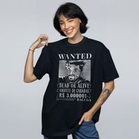 CAMISETA OVERSIZED PRETA - AMANTE DE CASADA