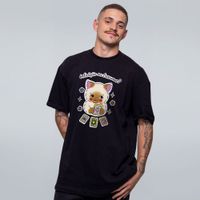 CAMISETA OVERSIZED PRETA - INTUIÇÃO OU TRAUMA