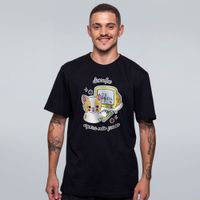 CAMISETA PRETA - DESCULPE AGORA NÃO POSSO