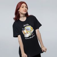 CAMISETA PRETA - DESCULPE AGORA NÃO POSSO