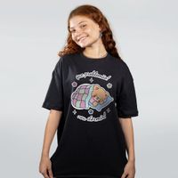 CAMISETA OVERSIZED PRETA - QUE PROBLEMÃO