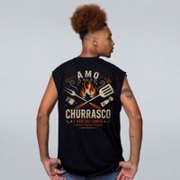 REGATA OVERSIZED PRETA - AMO CHURRASCO