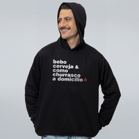 MOLETOM PRETO - A DOMICÍLIO