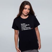 CAMISETA PRETA - A DOMICÍLIO