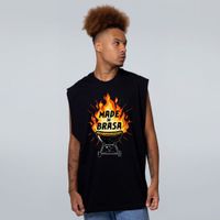 REGATA OVERSIZED PRETA - MADE IN BRASA