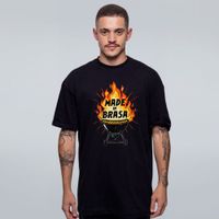 CAMISETA OVERSIZED PRETA - MADE IN BRASA