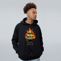MOLETOM PRETO - MADE IN BRASA