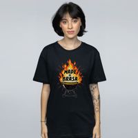CAMISETA PRETA - MADE IN BRASA