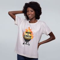 CAMISETA OFF WHITE - MADE IN BRASA