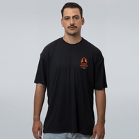 CAMISETA OVERSIZED PRETA - ESTILO DE VIDA
