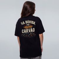 CAMISETA OVERSIZED PRETA - PÕE MAIS CARVÃO