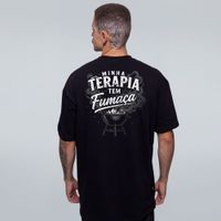 CAMISETA OVERSIZED PRETA - TERAPIA