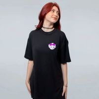 CAMISETA OVERSIZED PRETA - PEDRUX ANIME