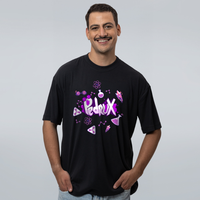 CAMISETA OVERSIZED PRETA - PEDRUX LOGO